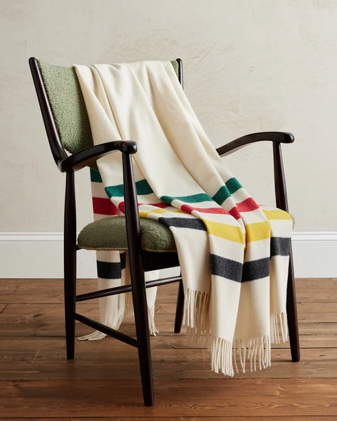 Pendleton Glacier Stripe 5th Avenue Throw Blanket