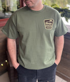 Men's Glacier Park Sign Distressed Tee