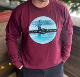 Glacer Anglers Grey Goose Fly Fish Long Sleeve Tee