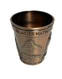 Crown of the Continent Copper Shot Glass