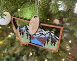 Montana Three Layer Wooden Ornament