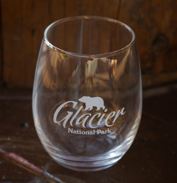 Glacier Park Stemless Wine Glass