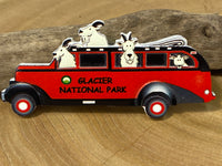 Red Bus Magnet