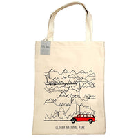 Corvidae Red Bus Tote Bag