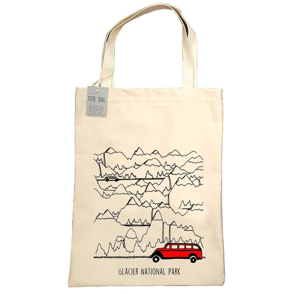 Corvidae Red Bus Tote Bag