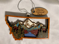 Montana Three Layer Wooden Ornament